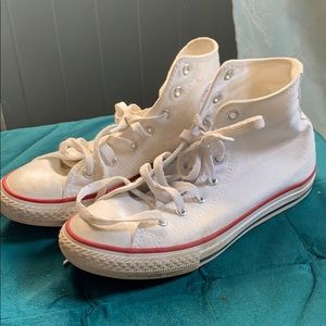 All white converse